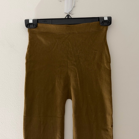 NWT Wolford Perforated Wool-Blend Leggings in Brown Size Small Quiet Luxury - Picture 3 of 16